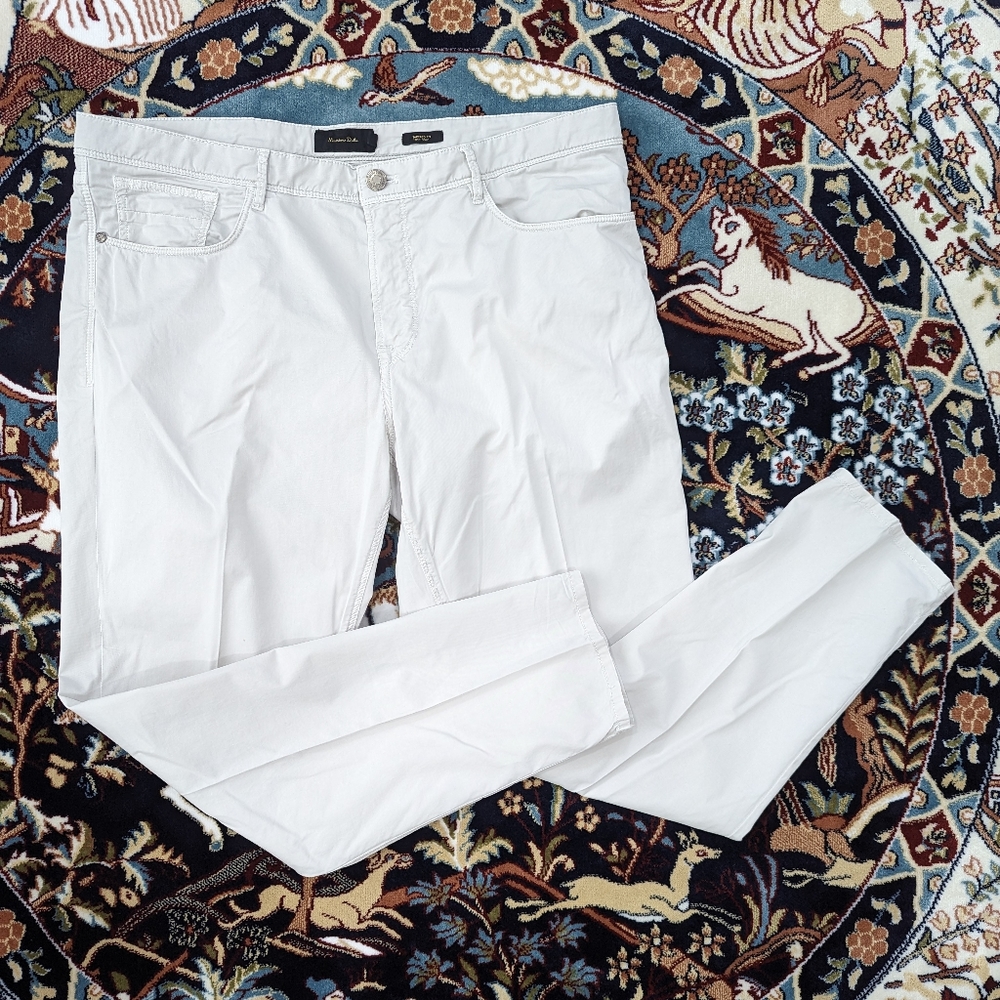 Massimo Dutti Cotton-blend Trousers (Purchased in the Netherlands 🇳🇱)